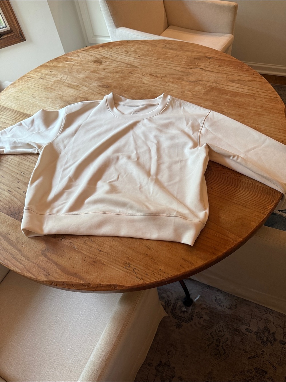 a new day Cream Crew Neck Sweater